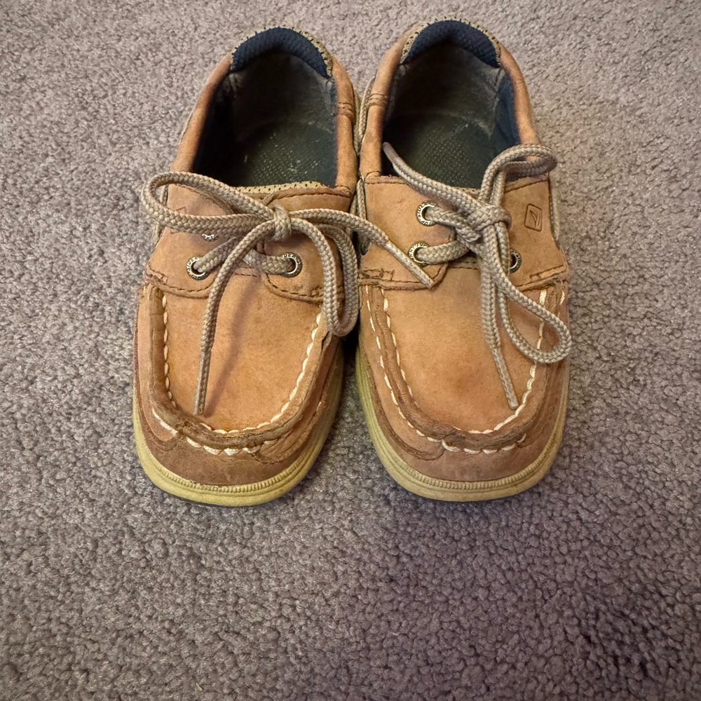 Sperry Tan Boat Shoes